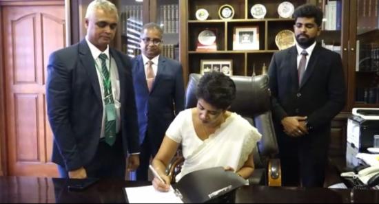 Samudika Jayaratne Assumes Duties